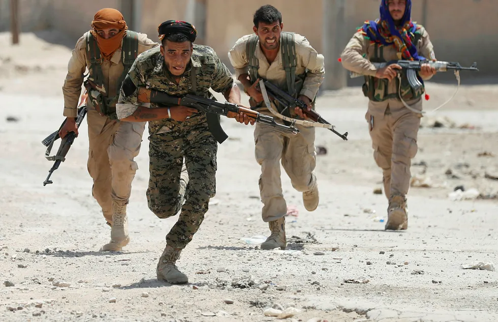 IS-høyborgen Raqqa kan falle. Foto: Goran Tomasevic/Reuters/NTB scanpix