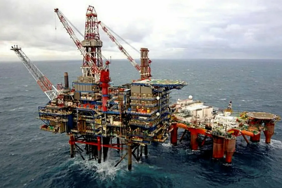 Tests: of workers on Shell's Nelson platform in UK North Sea