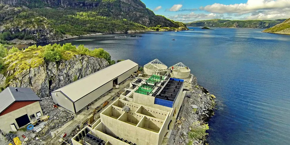 . One of Billund Aquaculture's recirculating aquaculture system (RAS) projects in Norway.