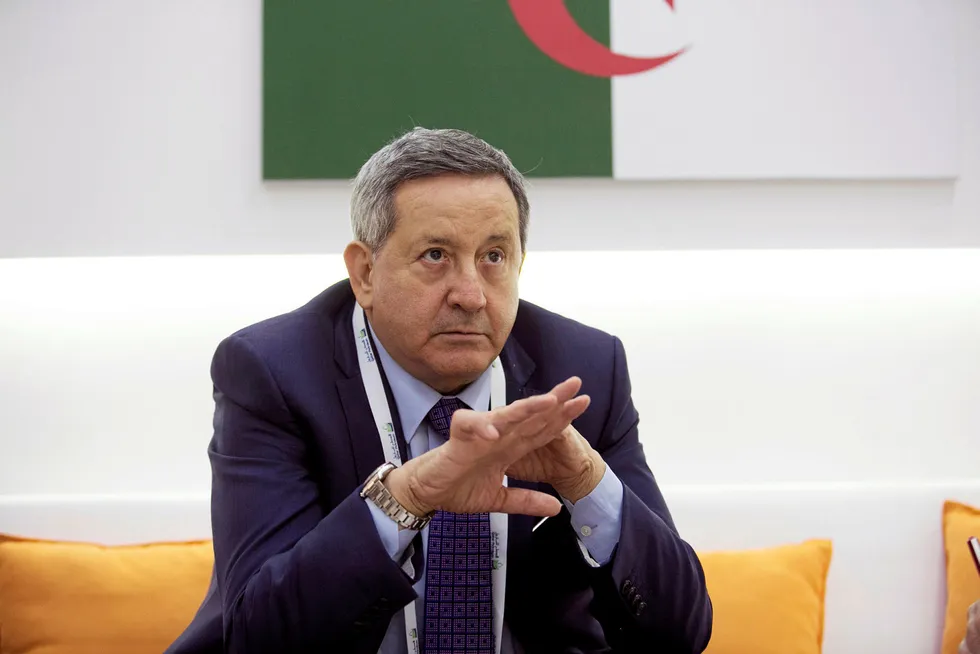Sonatrach chief executive Abdelmoumen Ould Kaddour