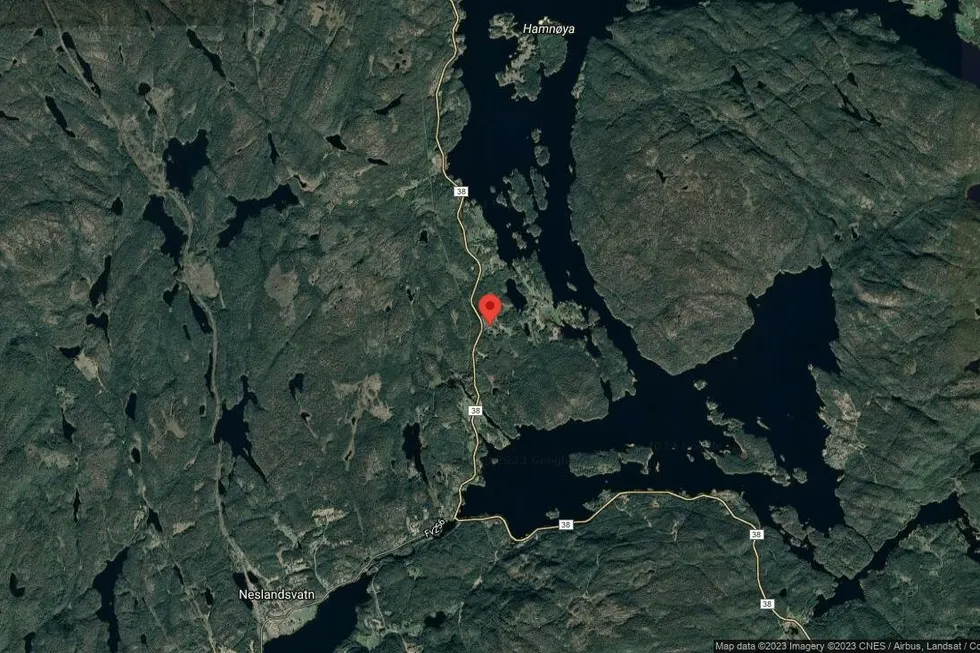 Området rundt Ytre Vefall 3, Drangedal, Telemark og Vestfold