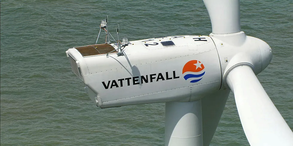 Vattenfall turbines off the UK.