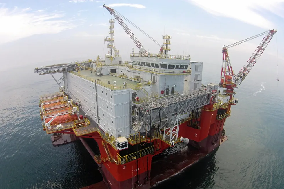 Tender results: the Prosafe-owned Safe Eurus flotel is currently chartered to Petrobras offshore Brazil