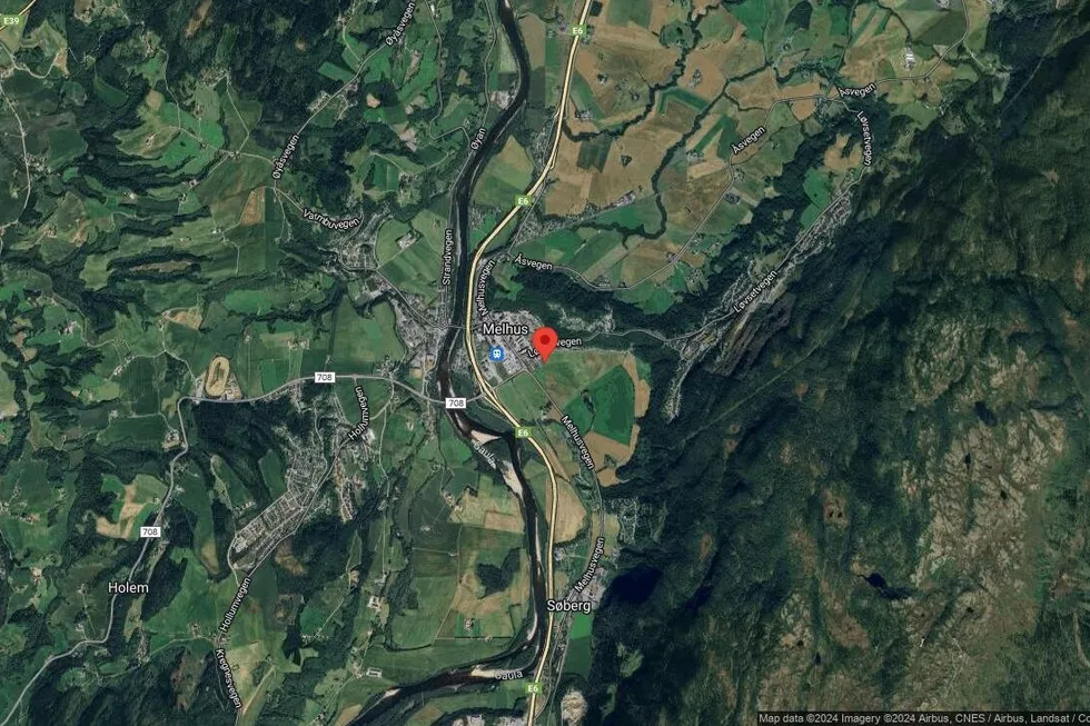 Området rundt Losjevegen 12, Melhus, Trøndelag