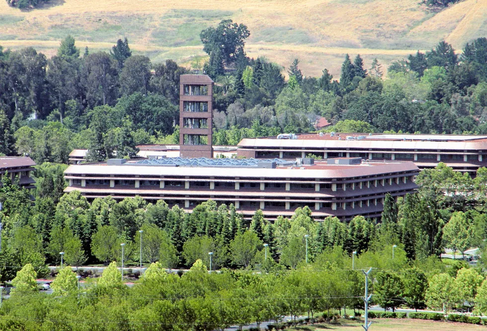 Moving home: part of the Chevron headquarters compex in San Ramon, California