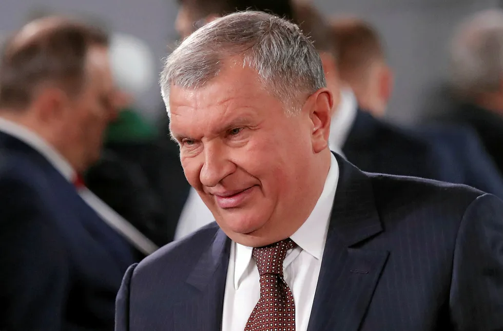 Output drive: Rosneft chief executive Igor Sechin