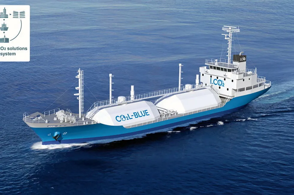 World first: Mitsubishi is building a liquefied carbon dioxide carrier specifically for CCUS projects