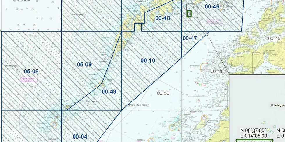 OMRÅDET: Årets lokale reguleringer i Lofoten gjelder i hele det skraverte området, men bare i ganske begrenset omfang på yttersida.