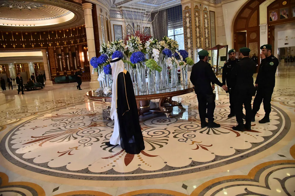 Nå kan snart «vanlige folk» igjen overnatte på det femsstjernes-hotellet Ritz-Carlton i Saudi-Arabias hovedstad Riyadh. Foto: Giuseppe Cacace/AFP photo/NTB scanpix