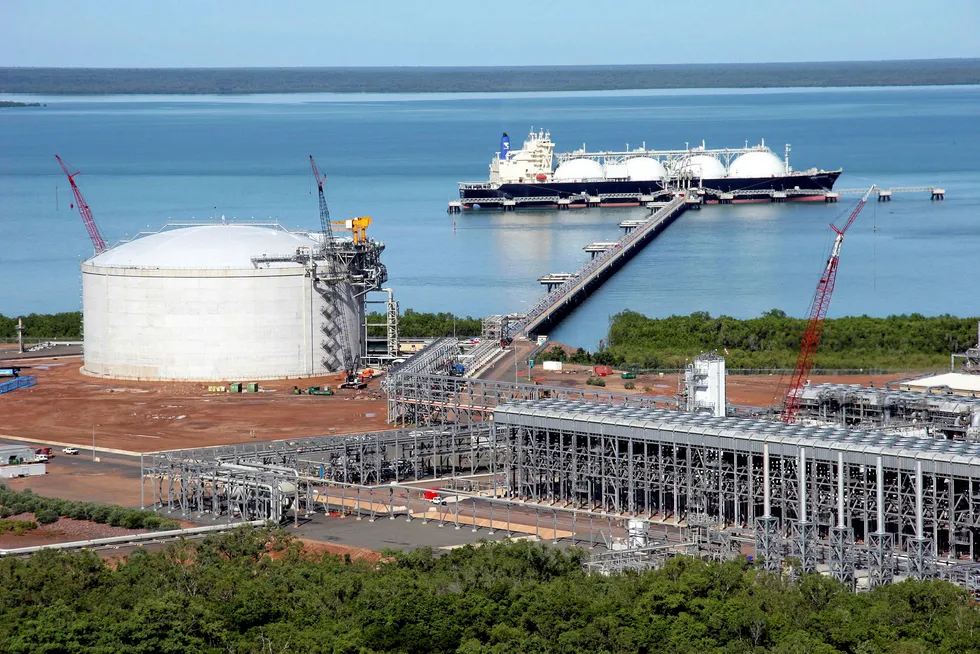 Deal: the Barossa gas project will provide backfill gas to the Darwin LNG facility