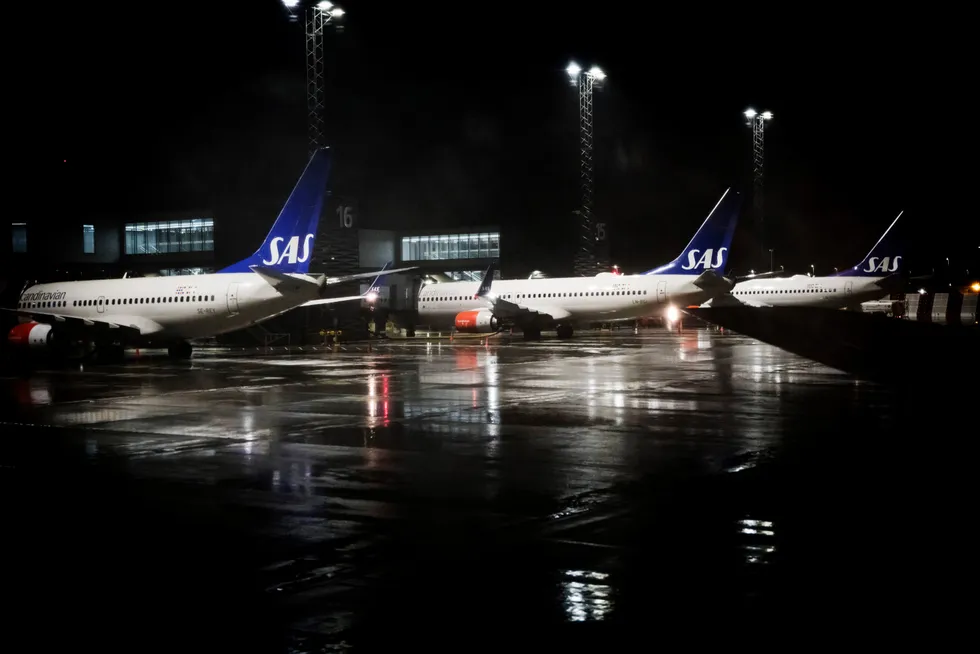 SAS har lansert planene for to datterselskaper der all vekst skal skje på vei ut av pandemien, og planene ble endret etter forhandlinger om kostnadskutt. Bildet er fra Oslo lufthavn.