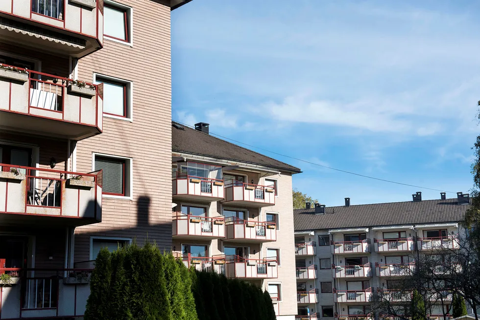 I august var den gjennomsnittlige kvadratmeterprisen for brukte Obos-tilknyttede boliger i Oslo-området 61.278 kroner. Foto: Per Ståle Bugjerde