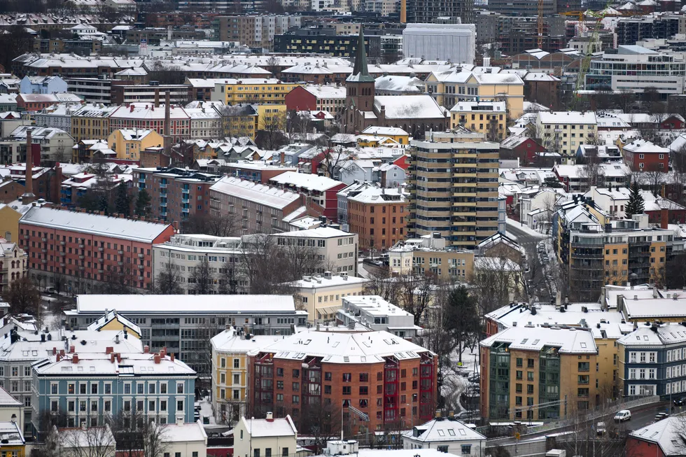 Boligprisene i Oslo steg 2,2 prosent i fjor, altså mindre enn den generelle inflasjonen, og hadde dermed realprisnedgang.