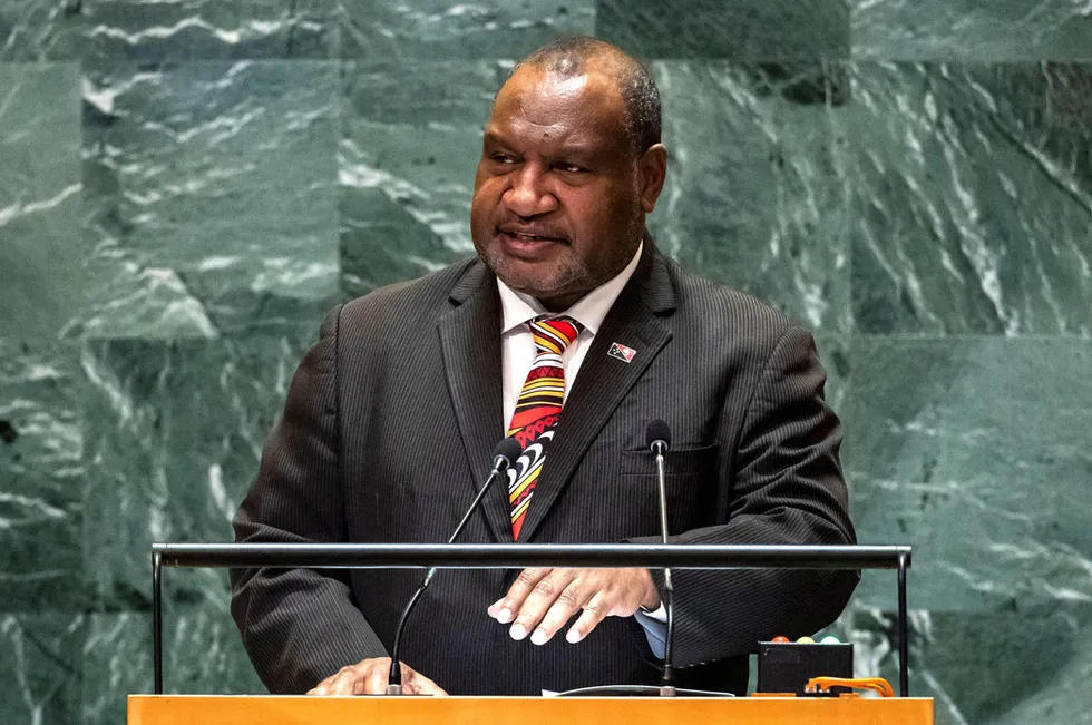 Papua New Guinea Prime Minister, James Marape.