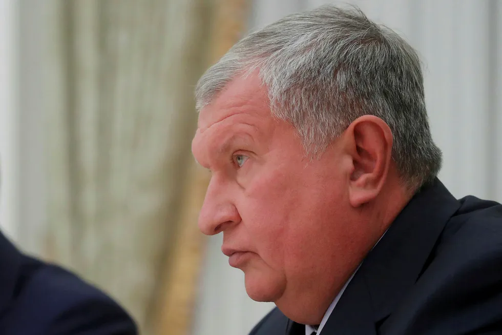 Right call: chairman of Russian oil producer Rosneft, Igor Sechin