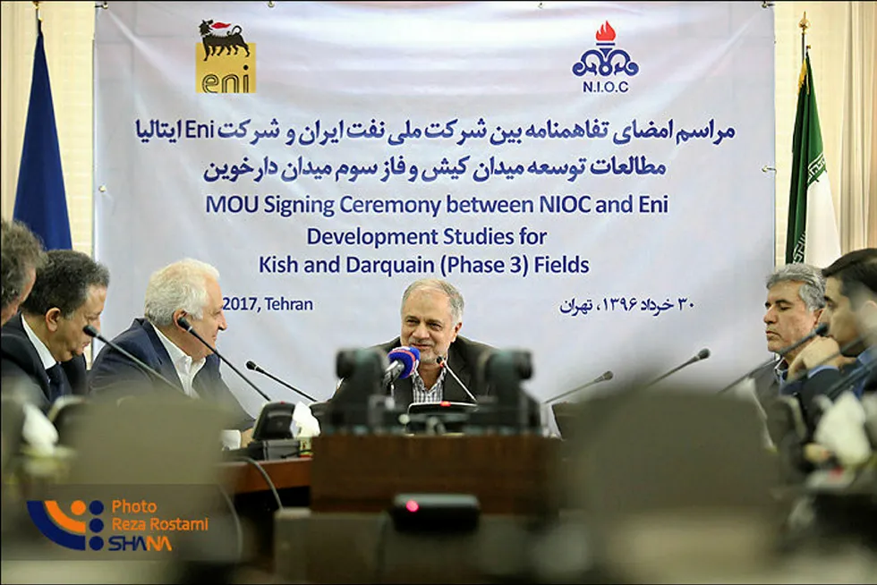 Deals signed: between Eni and NIOC in Tehran
