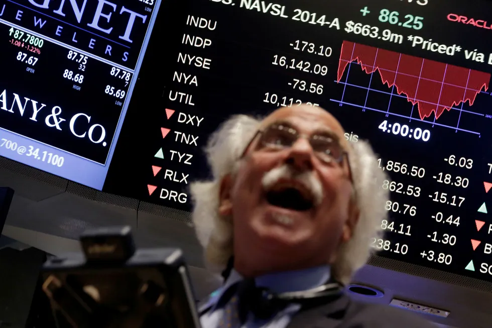 Investeringssjef venter en snarlig og kraftig «sell off» på børsen. Foto: Richard Drew/AP/NTB Scanpix