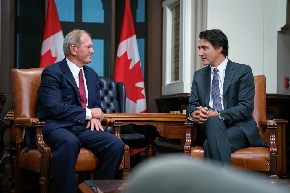 Justin Trudeau meets with investor Marcus Wallenberg, whose investment vehicle owns an equity stake in H2 Green Steel.