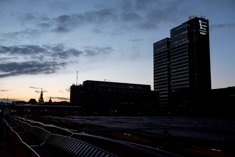 Sopra Steria har hovedkontor i toppen av Posthuset i Oslo sentrum. Snikfilmingen skjedde på selskapets kontor på Oslo City.