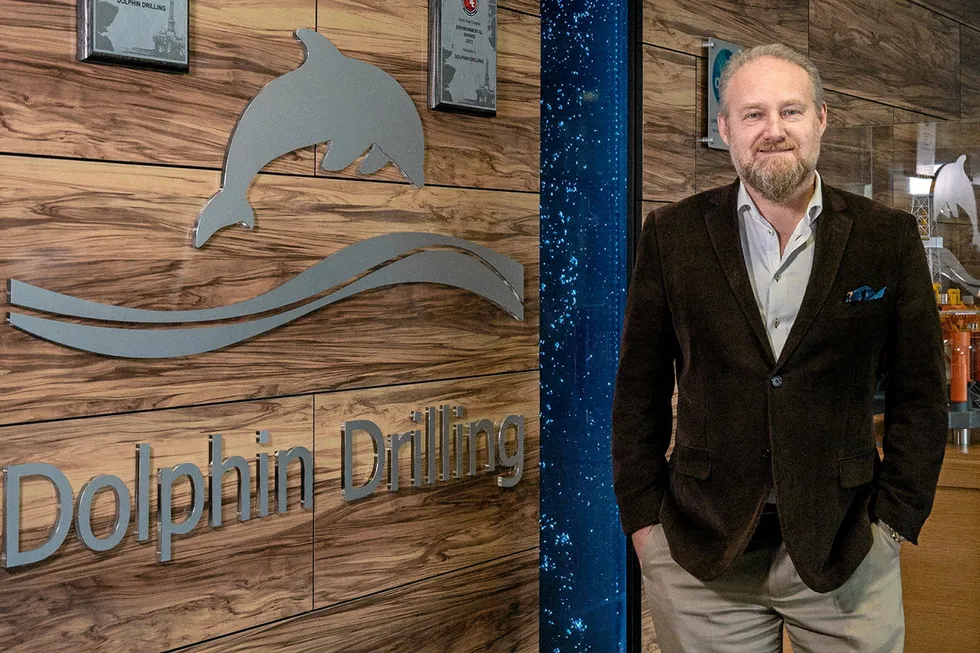 Delighted: Dolphin Drilling chief executive Bjornar Iversen