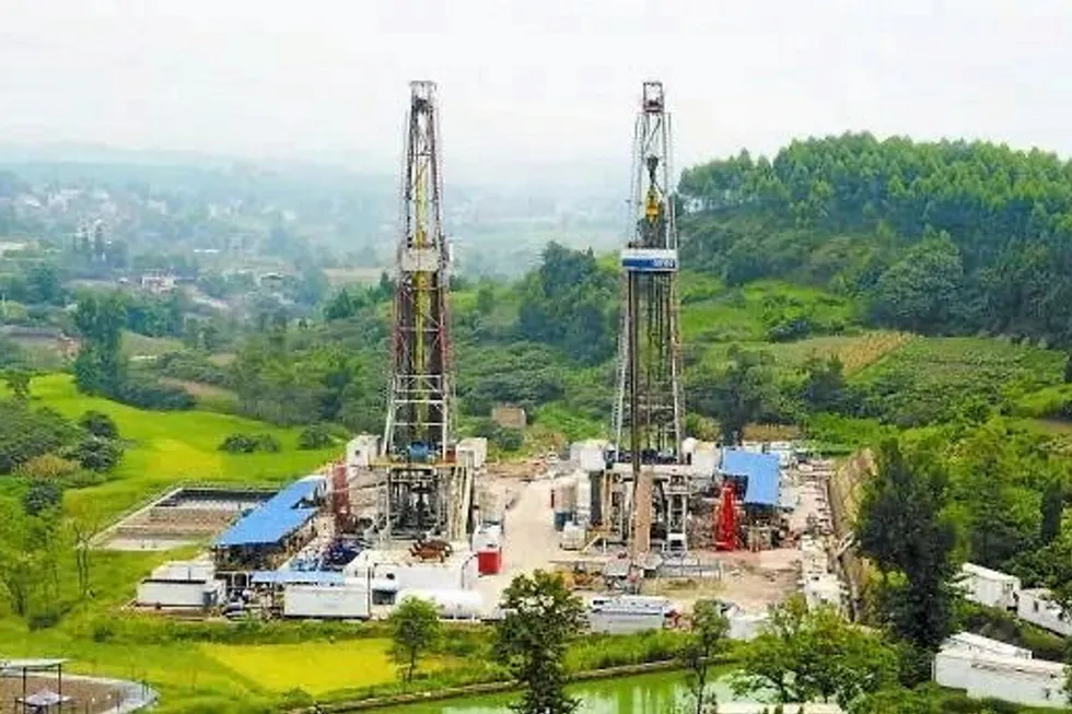 Expanding capacity: a gas exploration plant owned by PetroChina, the listed arm of state-owned CNPC