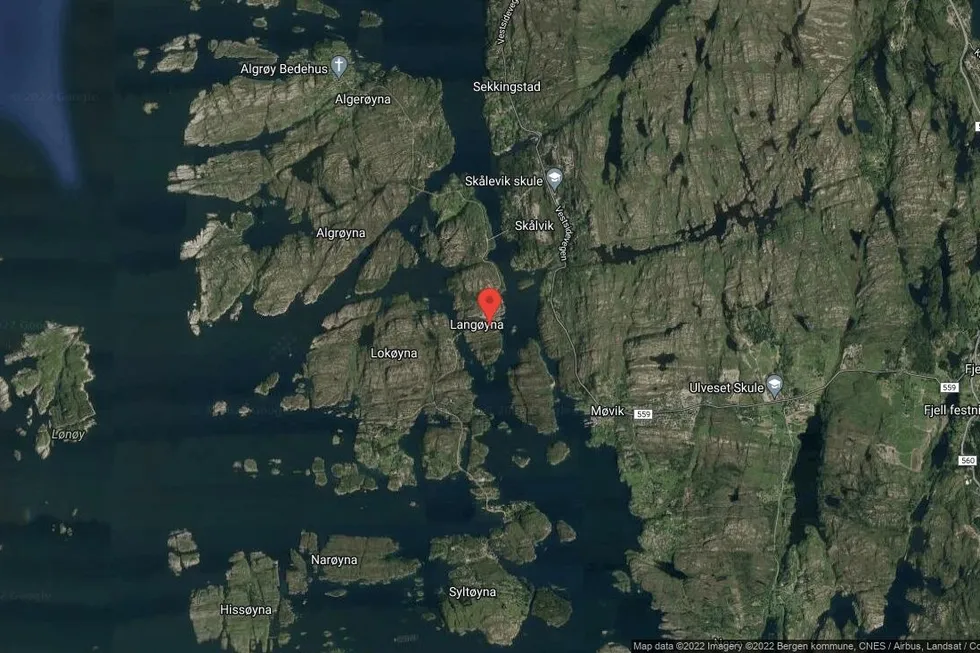 Området rundt Bleikaneset 9B, Øygarden, Vestland
