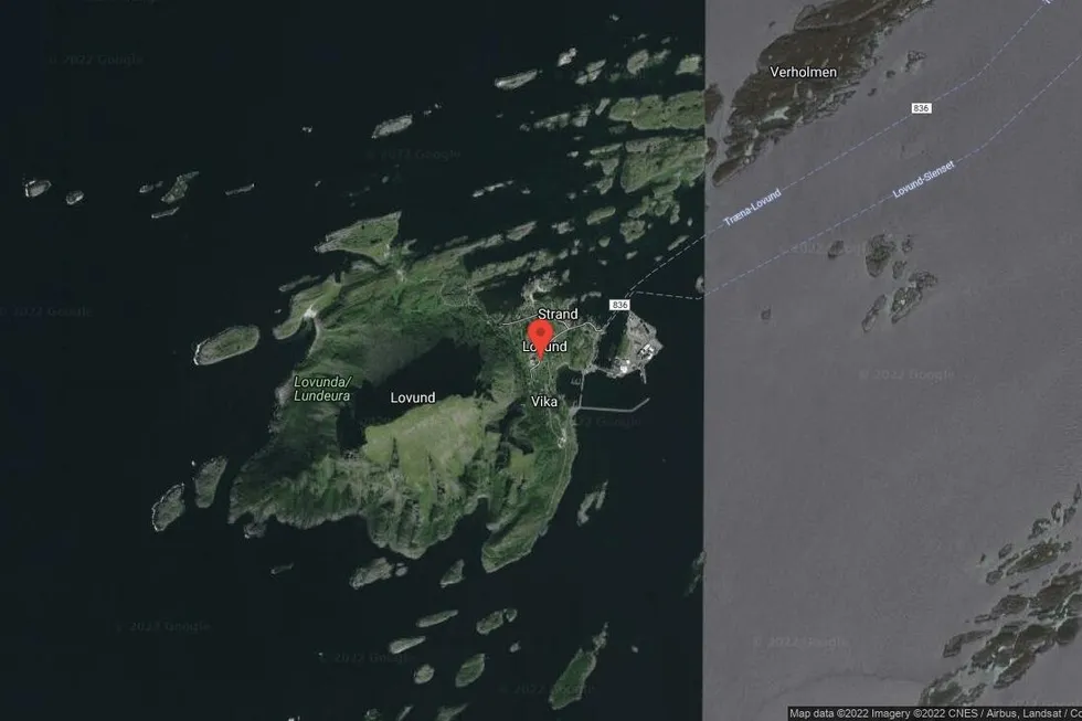 Området rundt Sjyveien 34, Lurøy, Nordland