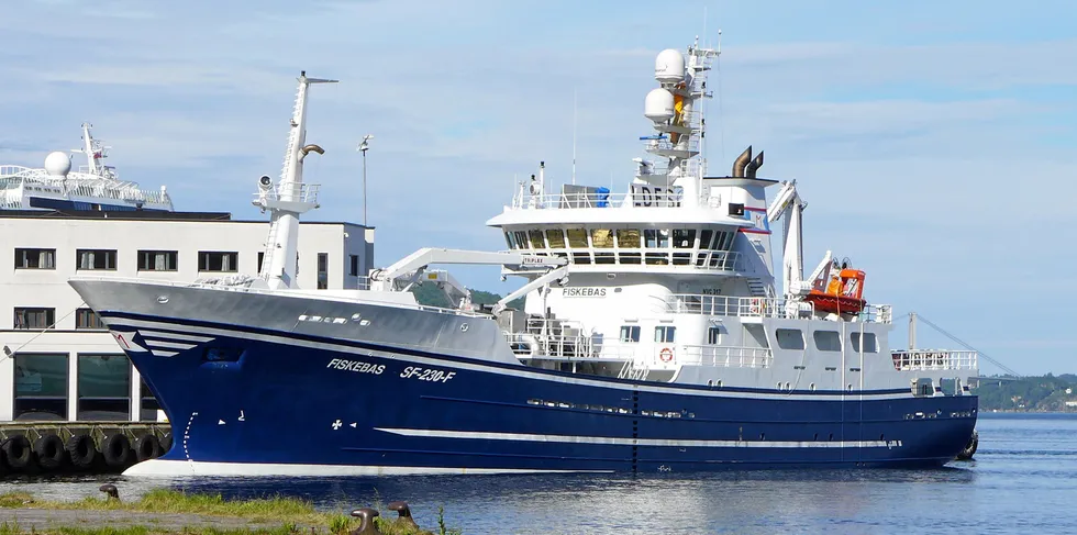 «Fiskebas» fra Florø leverte notmakrell fra Norskehavet.