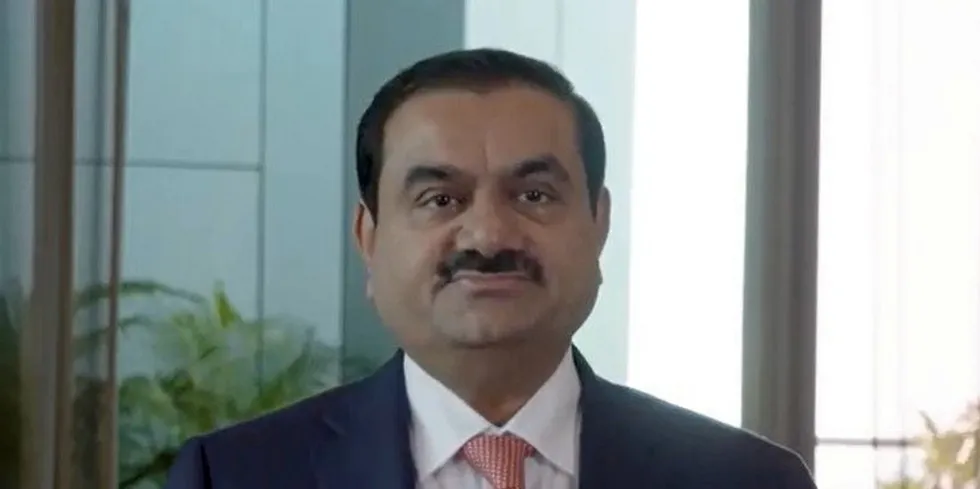 Indian billionnaire Gautam Adani.
