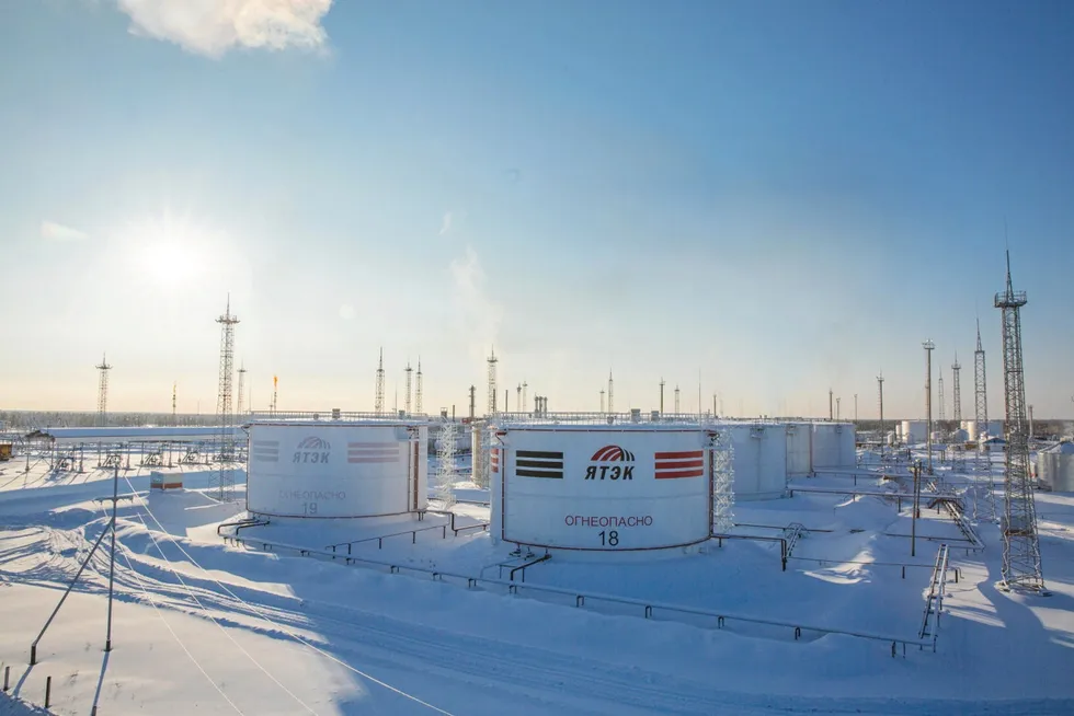 Growth: condensate reservoirs at Yatek-operated Middle Vilyuskoye field in Russia