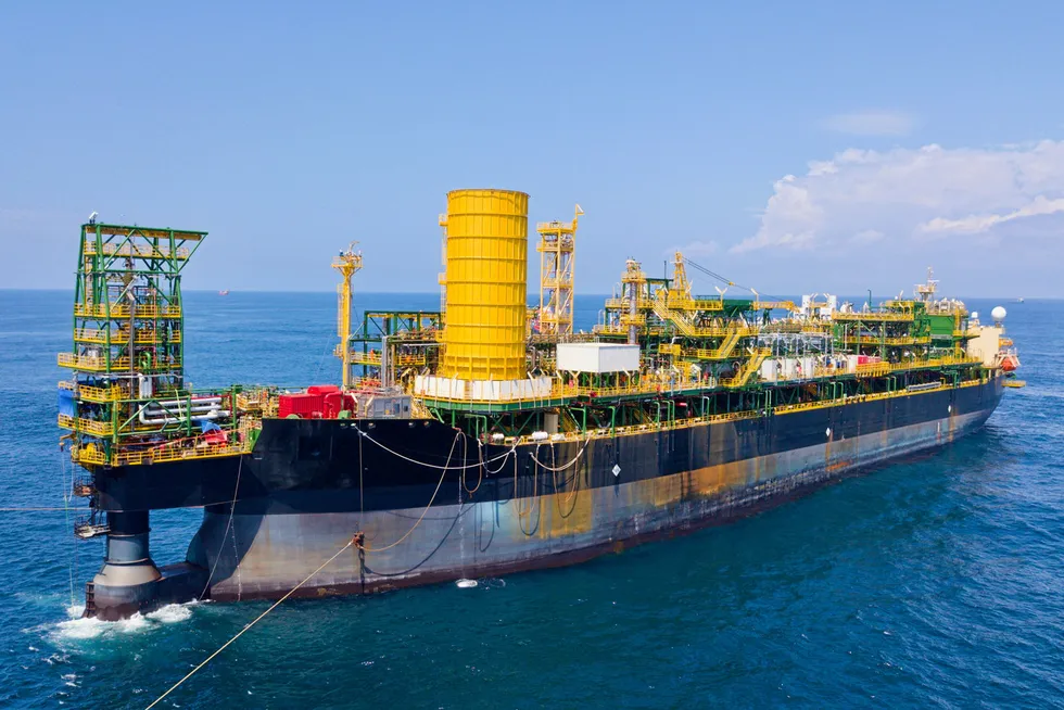 Trail-blazer: The revamped, fast-tracked Firenze FPSO arrived at Eni's Baleine field offshore Ivory Coast in mid-2023.