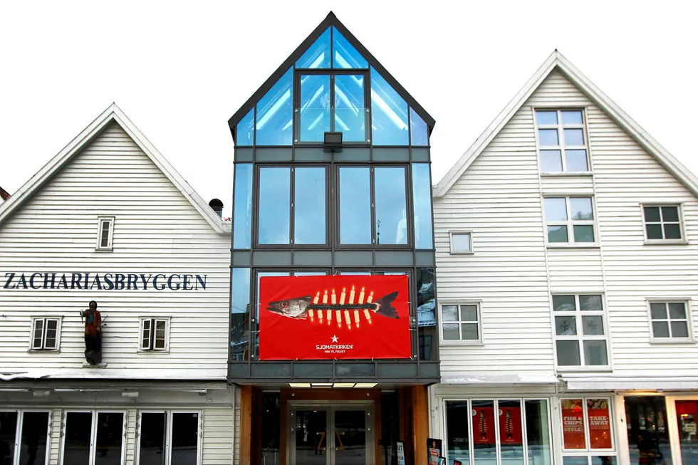 Dette restauranthuset på Zachariasbryggen i Bergen har vært omfattet av mye krangling og juridiske disputter de siste ti årene. Foto: Hallgeir Vågenes/VG/NTB Scanpix