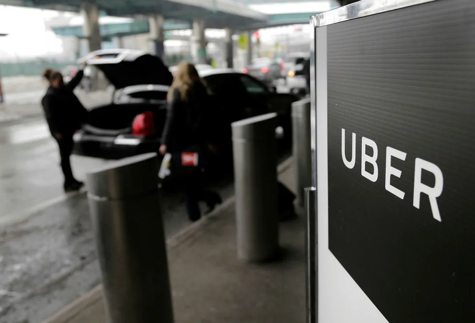Antall Uber-bestillinger endte på 8,7 milliarder i andre kvartal - en dobling fra året før. Foto: Seth Wenig/AP/NTB scanpix
