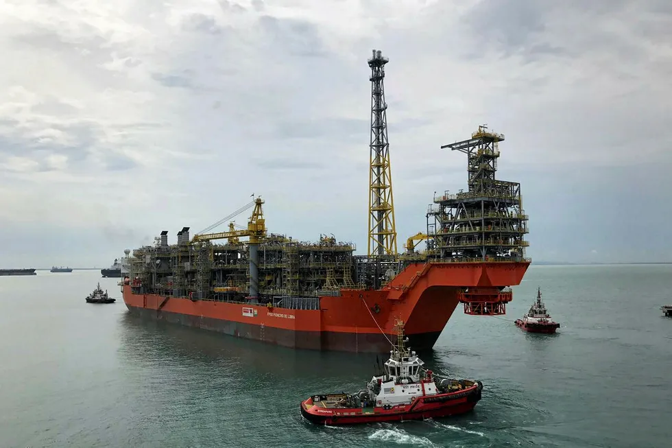 Pioneering: the Pioneiro de Libra FPSO heading out for the Mero field where an extended well test paved the way for application of a new subsea technology
