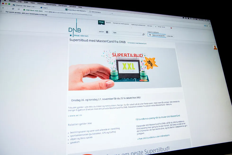 Norges største bank DNB sliter med tilbakevendende problemer med både nettbank og nettsider. Foto: Javier Auris