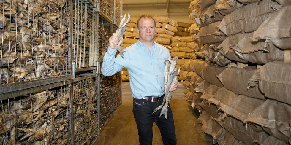 Erling Santi Falch, har startet Laukvik Fiskemottak i Svolvær.