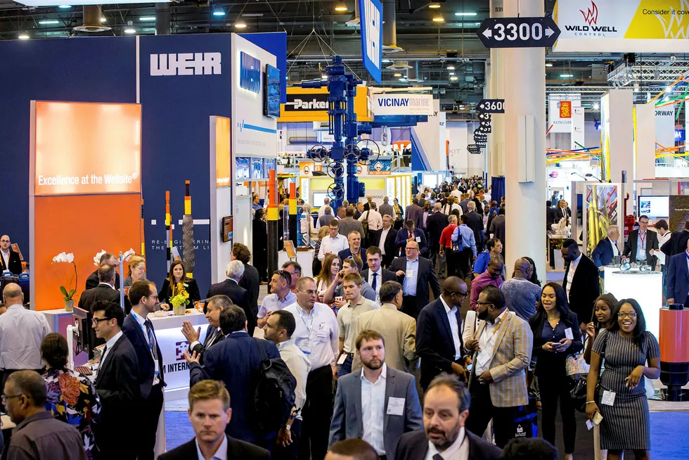 Offshore Technology Conference: drew in a crowd of 59,200 people in 2019