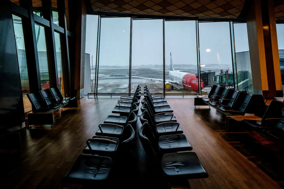 Norwegian er i ferd med å komme seg gjennom en økonomisk redningsplan. Her fra Oslo lufthavn.