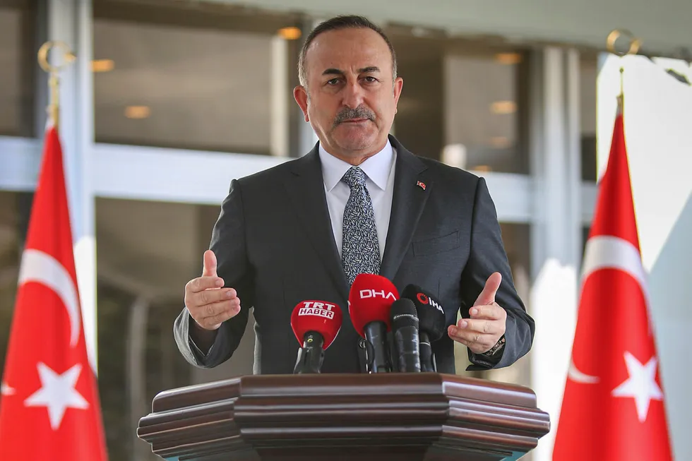 Drillship threat: Turkish Foreign Minister Mevlut Cavusoglu