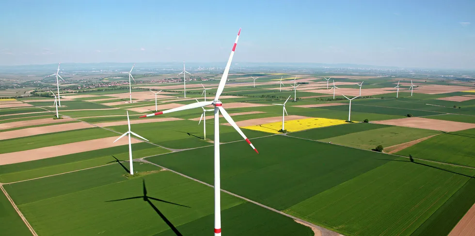 Juwi's Flomborn 2 wind repowering project in western Germany.