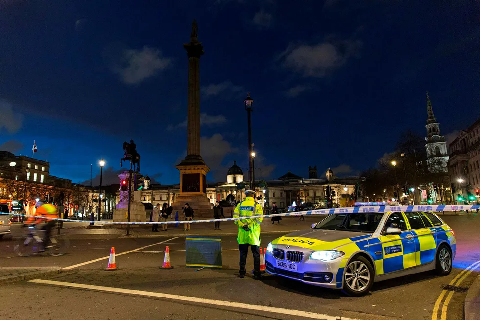 Syv personer er blitt pågrepet i etterforskningen av angrepet i London. Foto: JOEL FORD