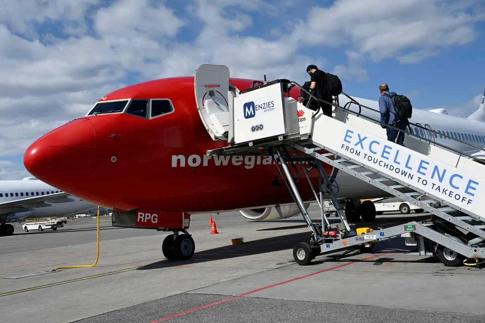 225.509 passasjerer fløy med Norwegian i juni.