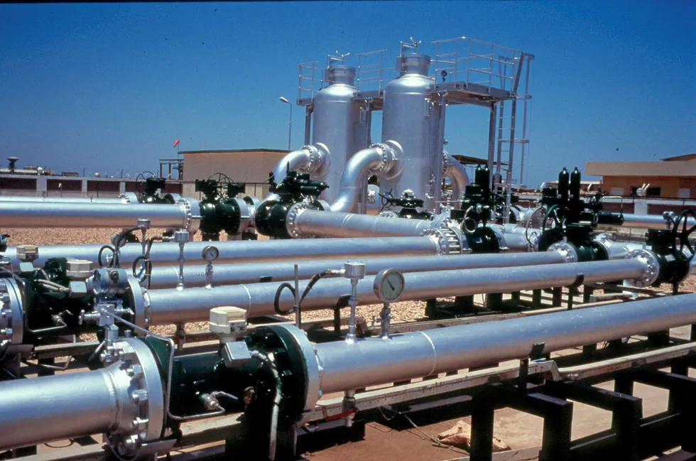 Potential: the gas hub at Idku in Egypt