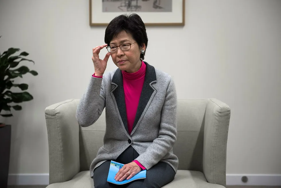 Hongkongs politiske leder Carrie Lam vil trekke tilbake omstridt lovforslag.