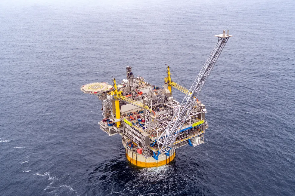 Spar: Shell's Linnorm unit will be the second spar platform in the Norwegian Sea after Equinor's Aasta Hansteen (pictured)