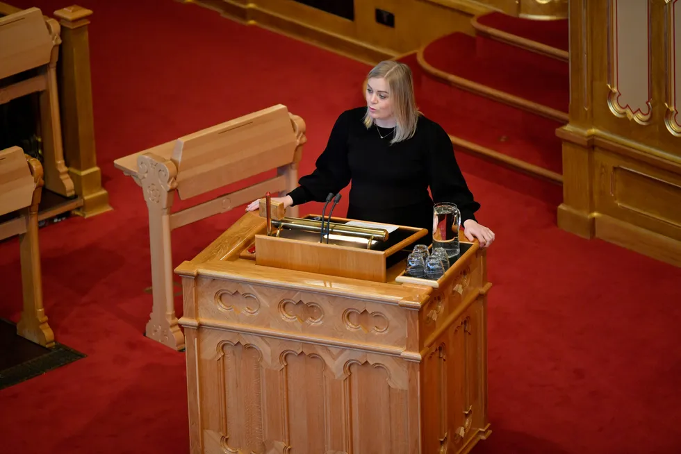 Høyres finanspolitiske talsperson Tina Bru.