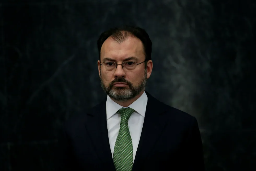 Luis Videgaray blir Mexicos nye utenriksminister. Foto: Marco Ugarte/AP/NTB scanpix