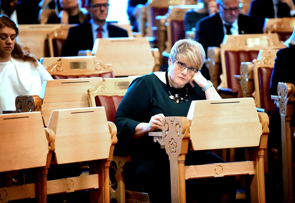 Kulturminister Trine Skei Grande (V) oppfyller ikke NRKs lisensønske.
