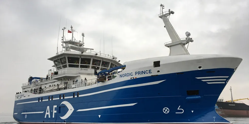 NY: «Nordic Prince» ble nylig ferdigstilt fra Tersan Shipyard i Tyrkia. Snart er også tvillingfartøyet «Argos Georgia» ferdigstilt ved samme verft. Begge skal til lønnsomt tannfiske i Sørishavet.