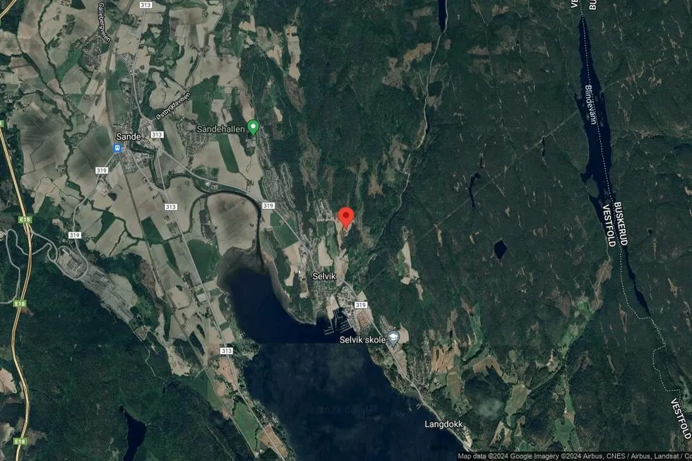 Området rundt Bjørndalstunet 44, Holmestrand, Vestfold